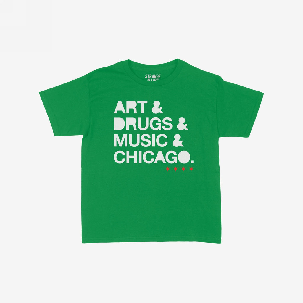 Chicago Art Drugs Music Women's Baby Tee