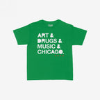 Chicago Art Drugs Music Women's Baby Tee