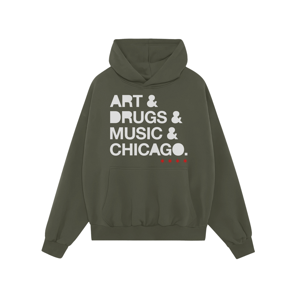 Chicago Art Drugs Music Hoodie