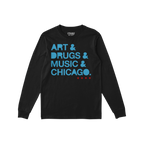 Chicago Art Drugs Music Long Sleeve T-shirt