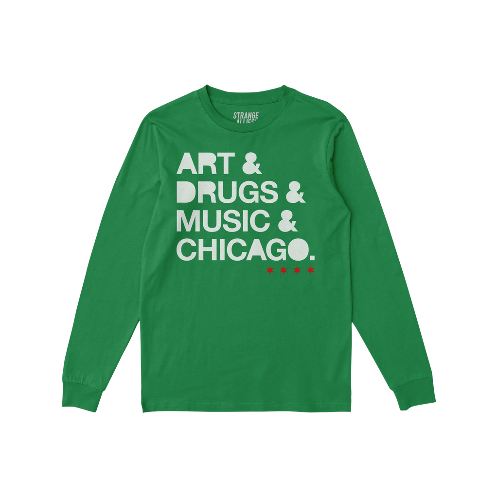 Chicago Art Drugs Music Long Sleeve T-shirt
