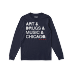 Chicago Art Drugs Music Long Sleeve T-shirt