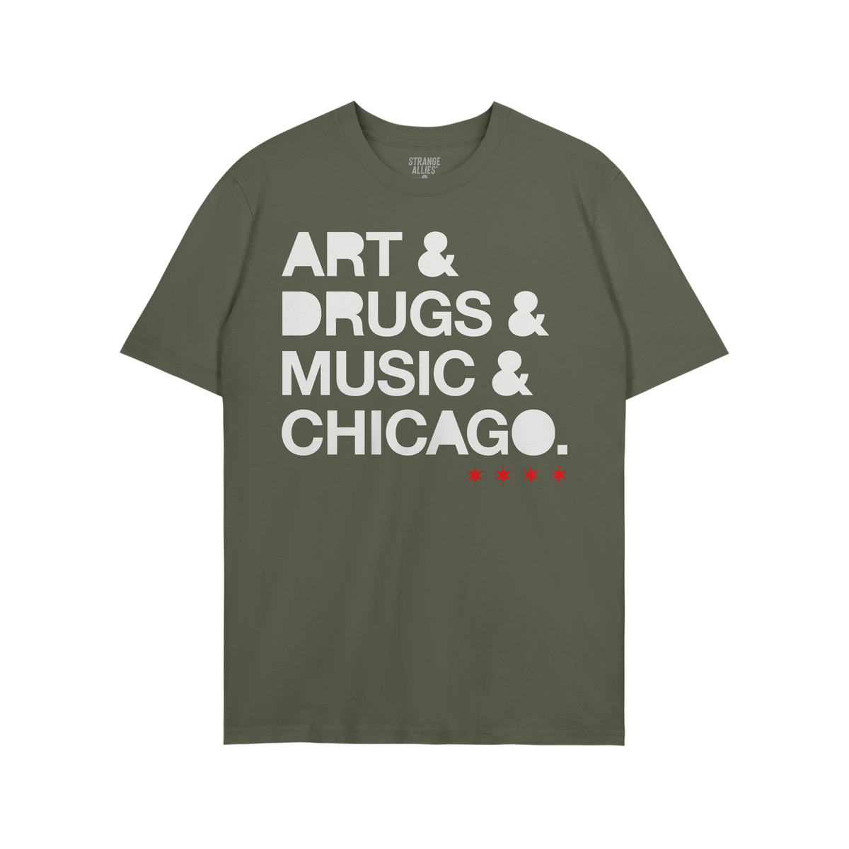 Chicago Art Drugs Music T-shirt