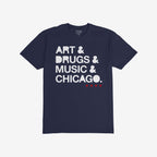 Chicago Art Drugs Music T-shirt