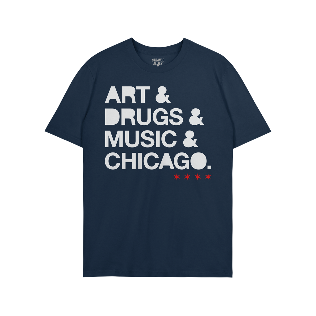 Chicago Art Drugs Music T-shirt