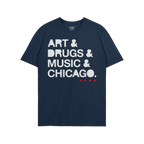 Chicago Art Drugs Music T-shirt