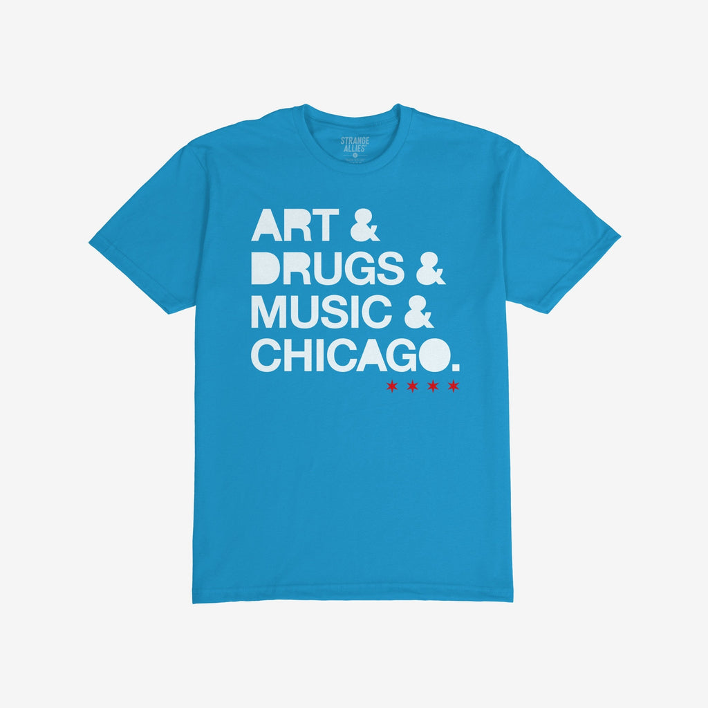 Chicago Art Drugs Music T-shirt