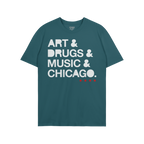 Chicago Art Drugs Music T-shirt