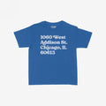 Chicago Baseball Stadium North Side Address Women's Baby Tee