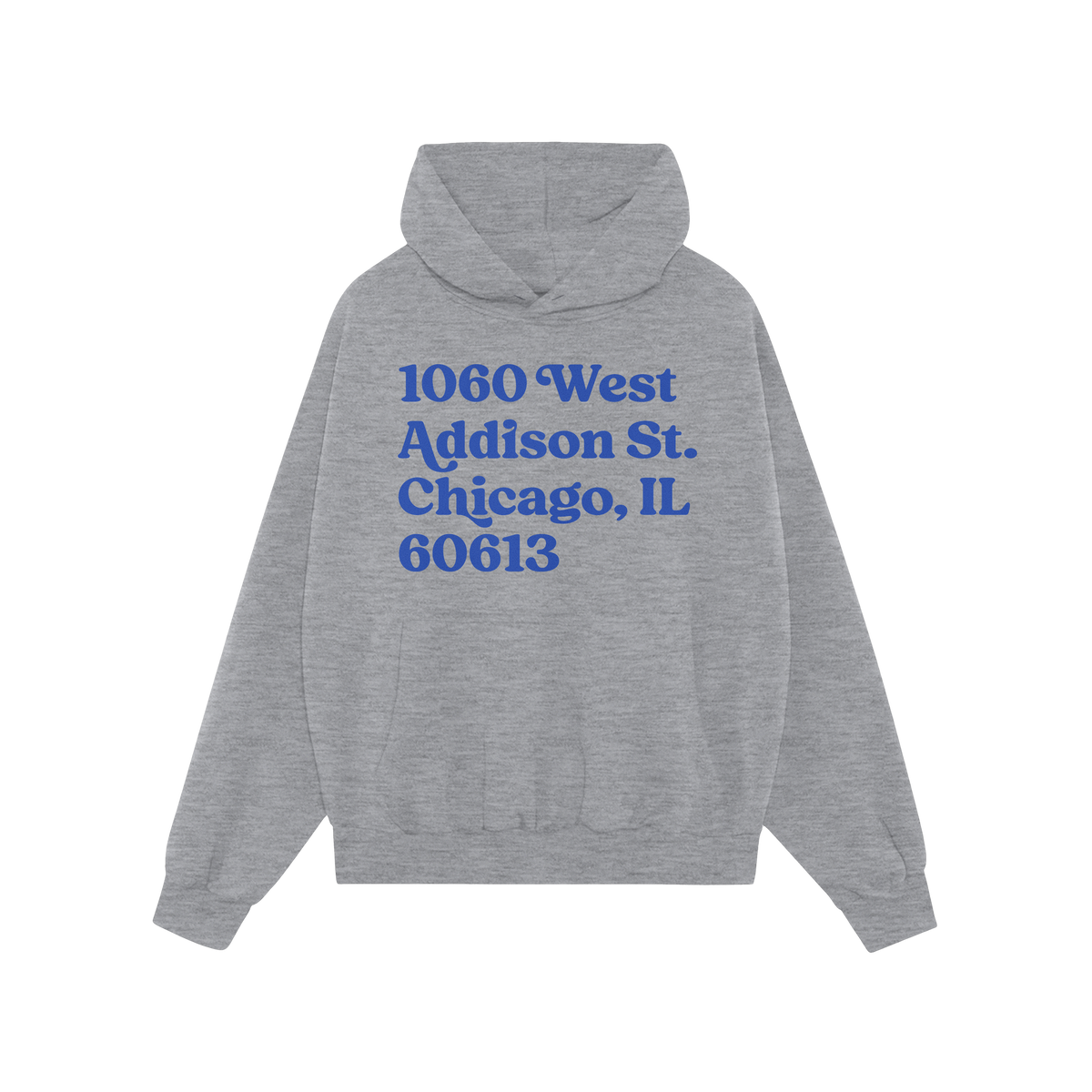 Chicago Baseball Stadium North Side Address Hoodie