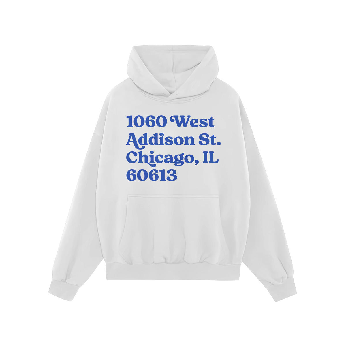 Chicago Baseball Stadium North Side Address Hoodie