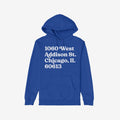Chicago Baseball Stadium North Side Address Hoodie & Sweatshirt