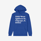 Chicago Baseball Stadium North Side Address Hoodie & Sweatshirt