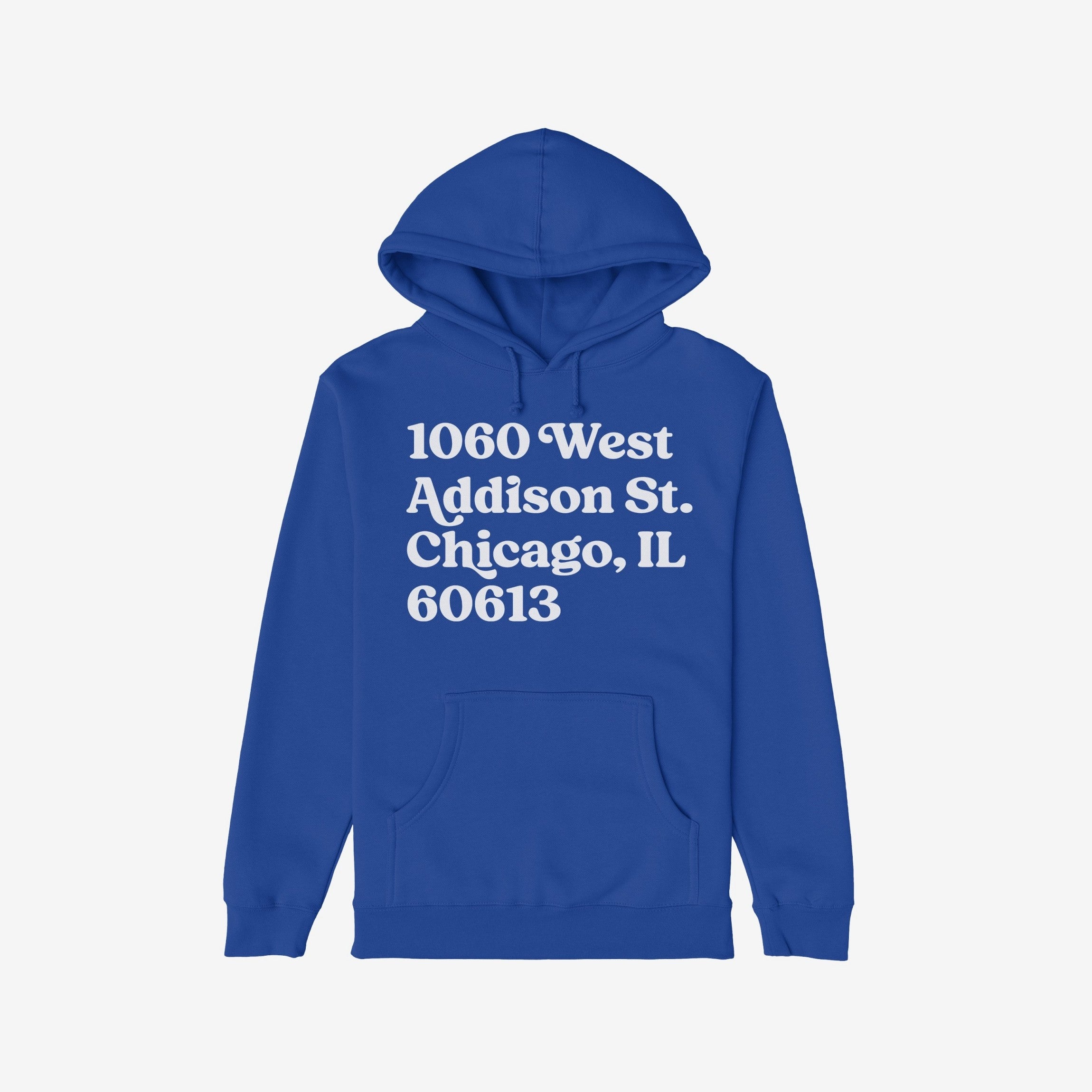 Chicago Baseball Stadium North Side Address Hoodie & Sweatshirt