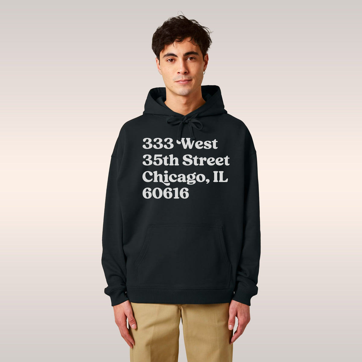 Chicago Baseball Stadium South Side Address Hoodie
