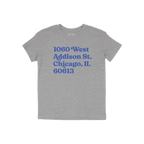 Chicago Baseball Stadium North Side Address Kids T-shirt