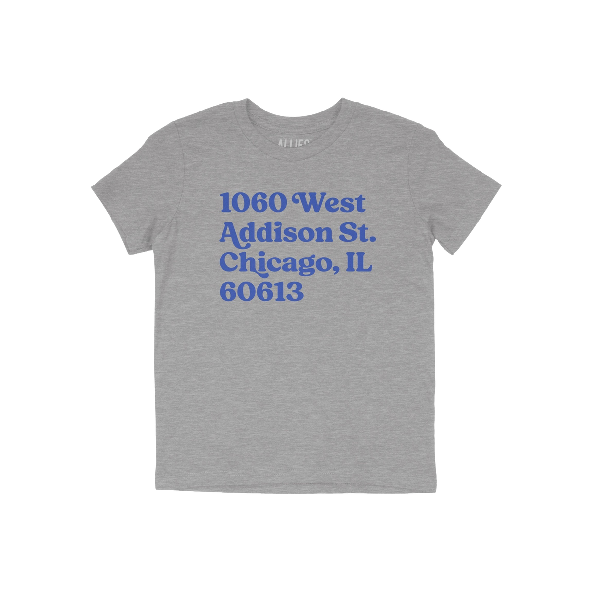 Chicago Baseball Stadium North Side Address Kids T-shirt