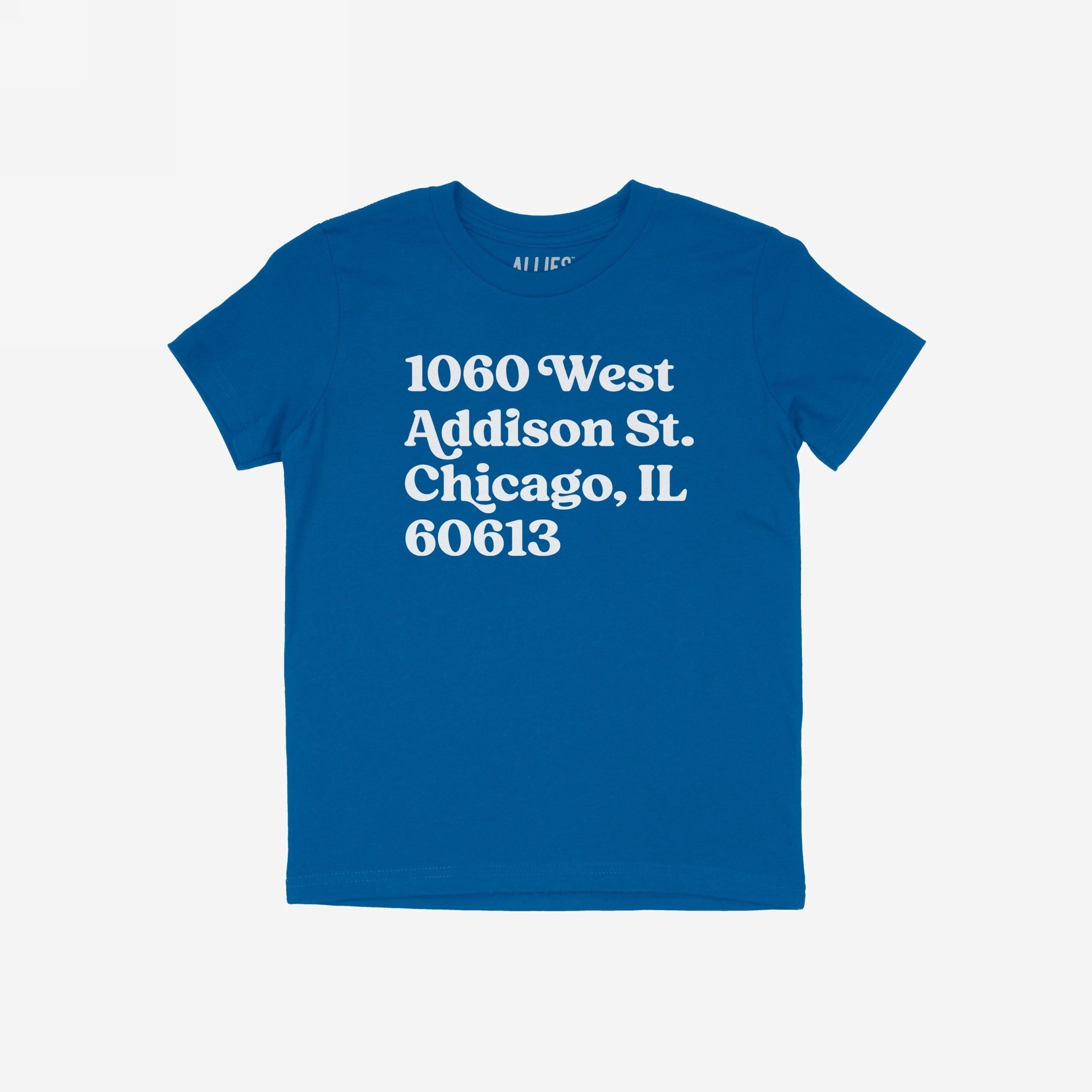 Chicago Baseball Stadium North Side Address T-shirt