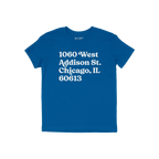 Chicago Baseball Stadium North Side Address Kids T-shirt