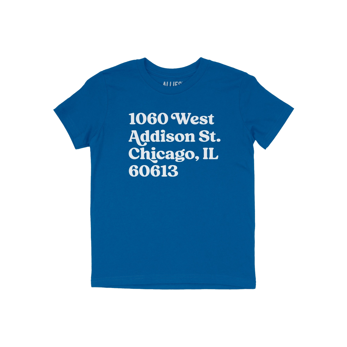 Chicago Baseball Stadium North Side Address Kids T-shirt