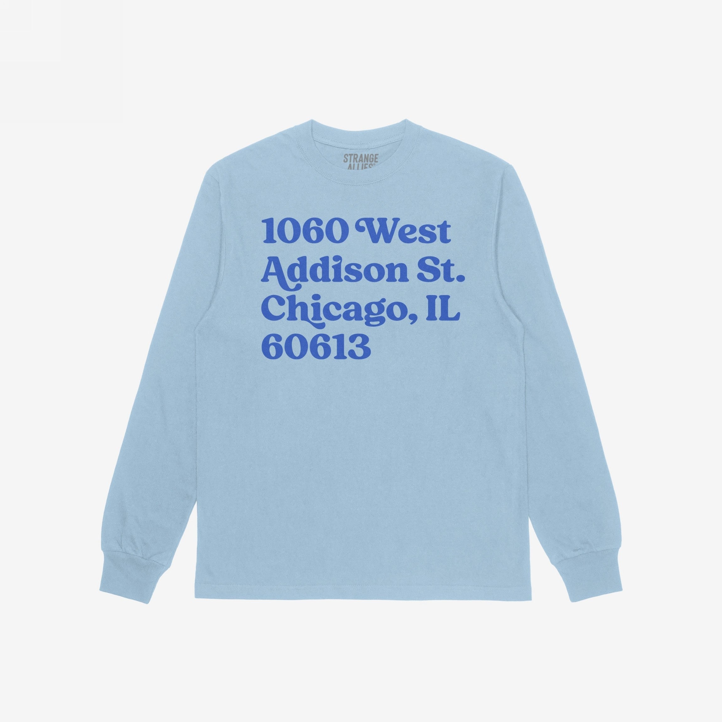 Chicago Baseball Stadium North Side Address T-shirt