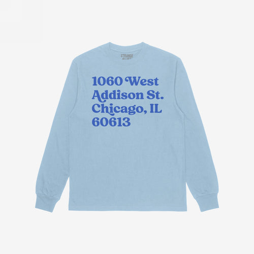 Chicago Baseball Stadium North Side Address T-shirt