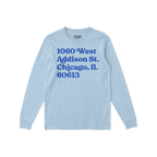 Chicago Baseball Stadium North Side Address Long Sleeve T-shirt