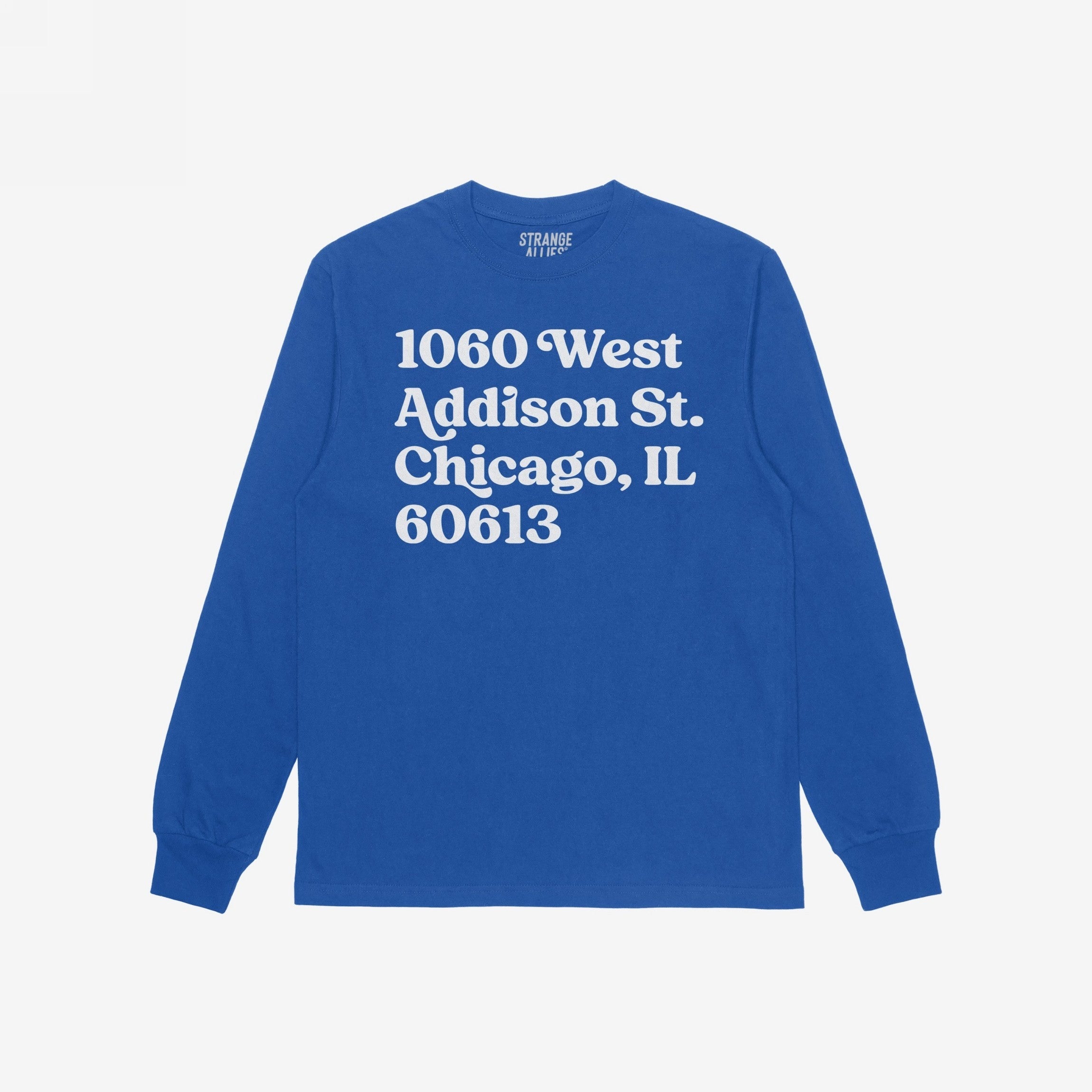 Chicago Baseball Stadium North Side Address T-shirt