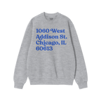 Chicago Baseball Stadium North Side Address Sweatshirt