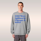 Chicago Baseball Stadium North Side Address Sweatshirt