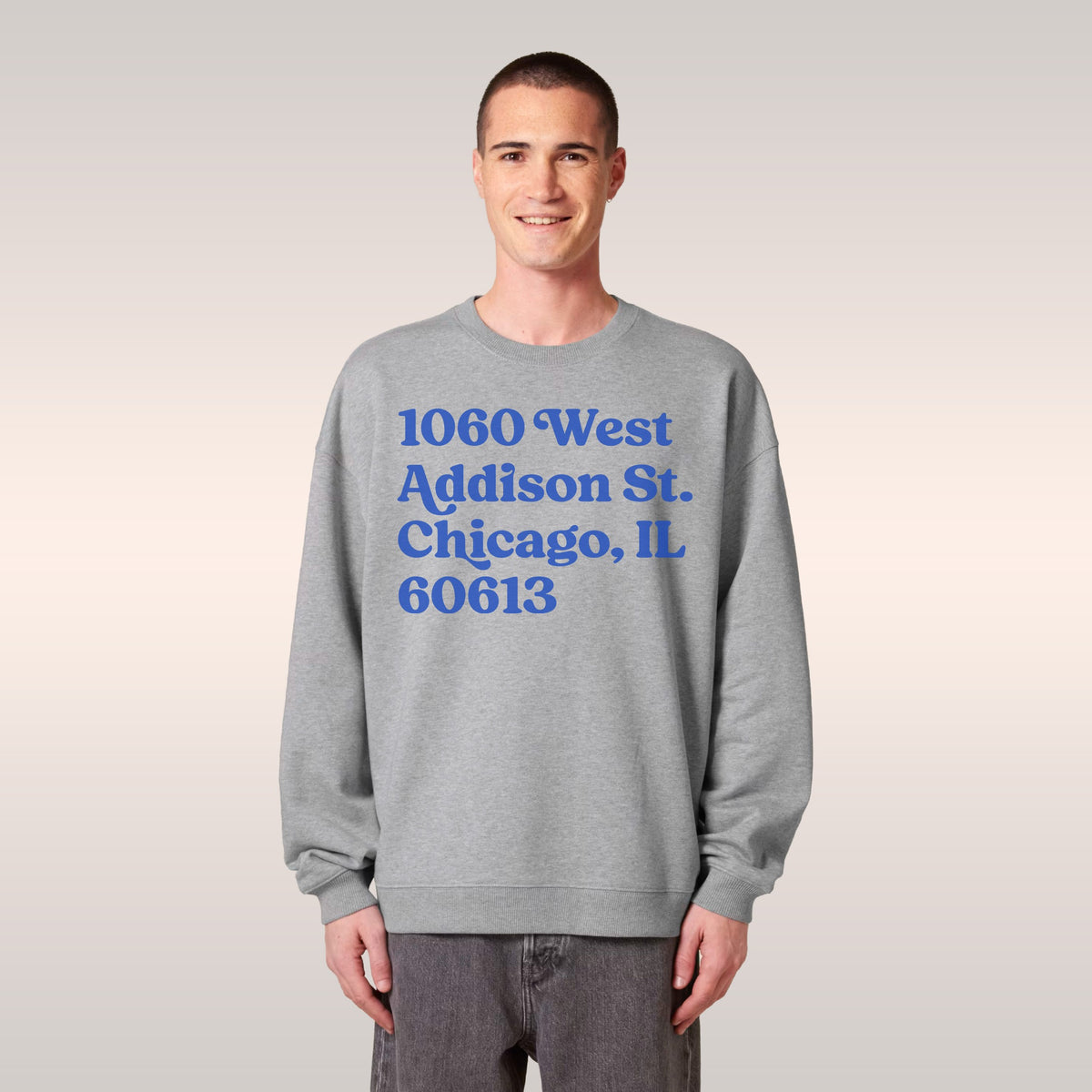 Chicago Baseball Stadium North Side Address Sweatshirt