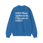 Chicago Baseball Stadium North Side Address Sweatshirt