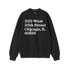 Chicago Baseball Stadium South Side Address Sweatshirt