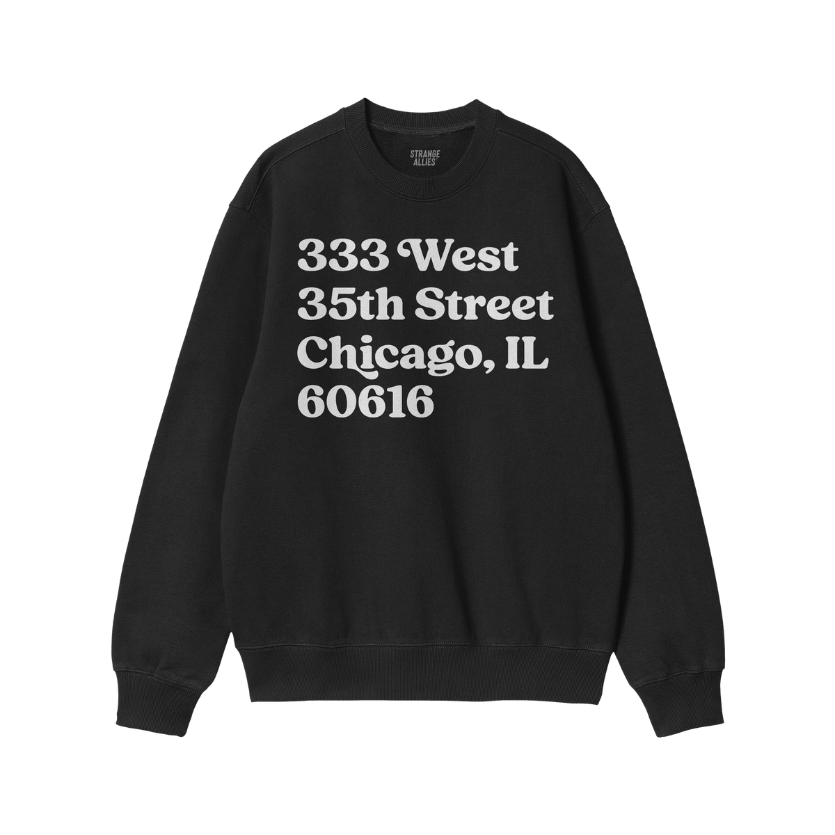 Chicago Baseball Stadium South Side Address Sweatshirt