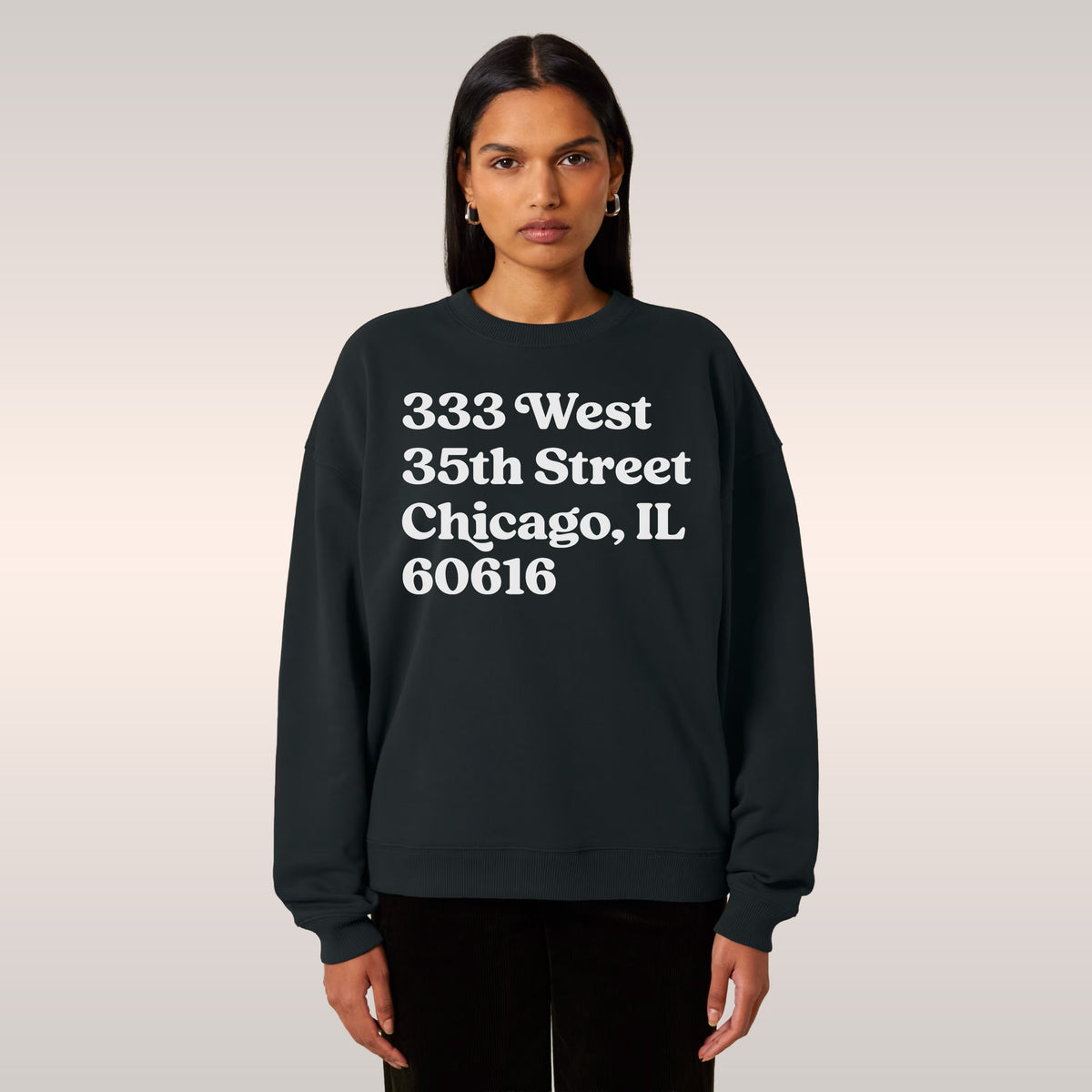 Chicago Baseball Stadium South Side Address Sweatshirt