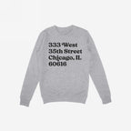 Chicago Baseball Stadium South Side Address Hoodie & Sweatshirt