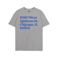 Chicago Baseball Stadium North Side Address T-shirt