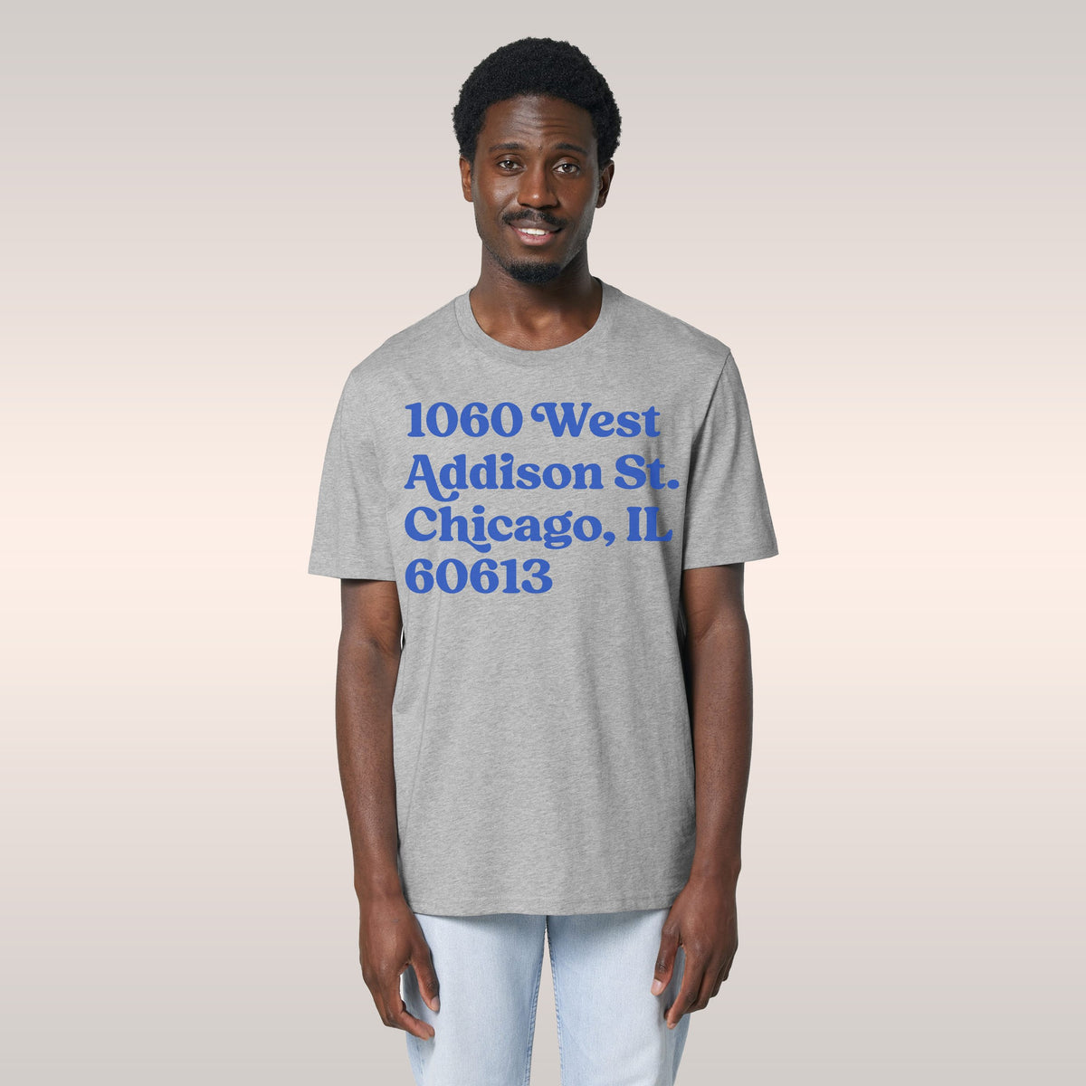 Chicago Baseball Stadium North Side Address T-shirt