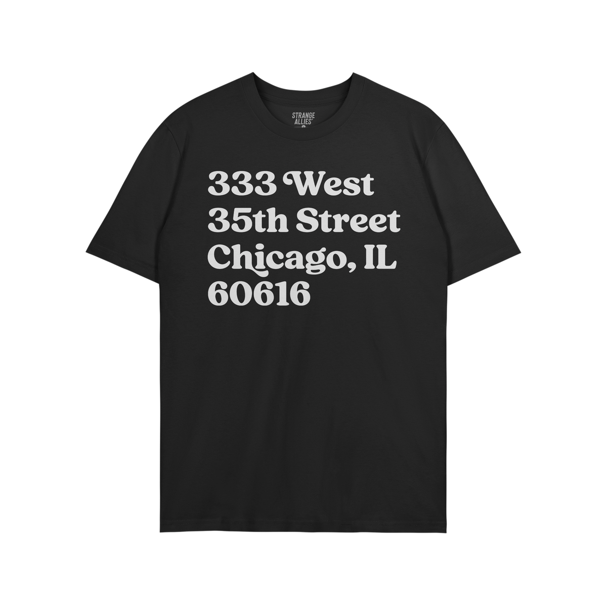 Chicago Baseball Stadium South Side Address T-shirt
