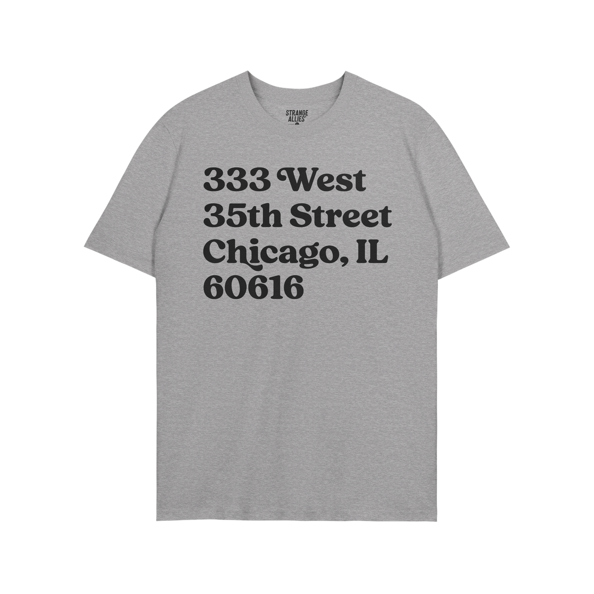 Chicago Baseball Stadium South Side Address T-shirt