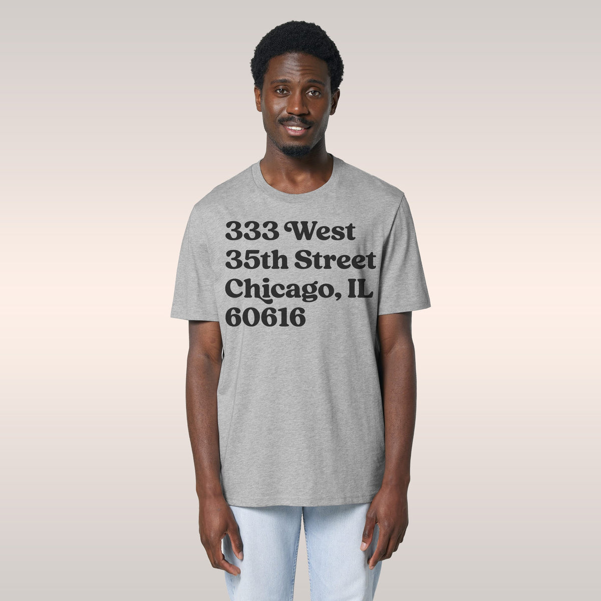 Chicago Baseball Stadium South Side Address T-shirt