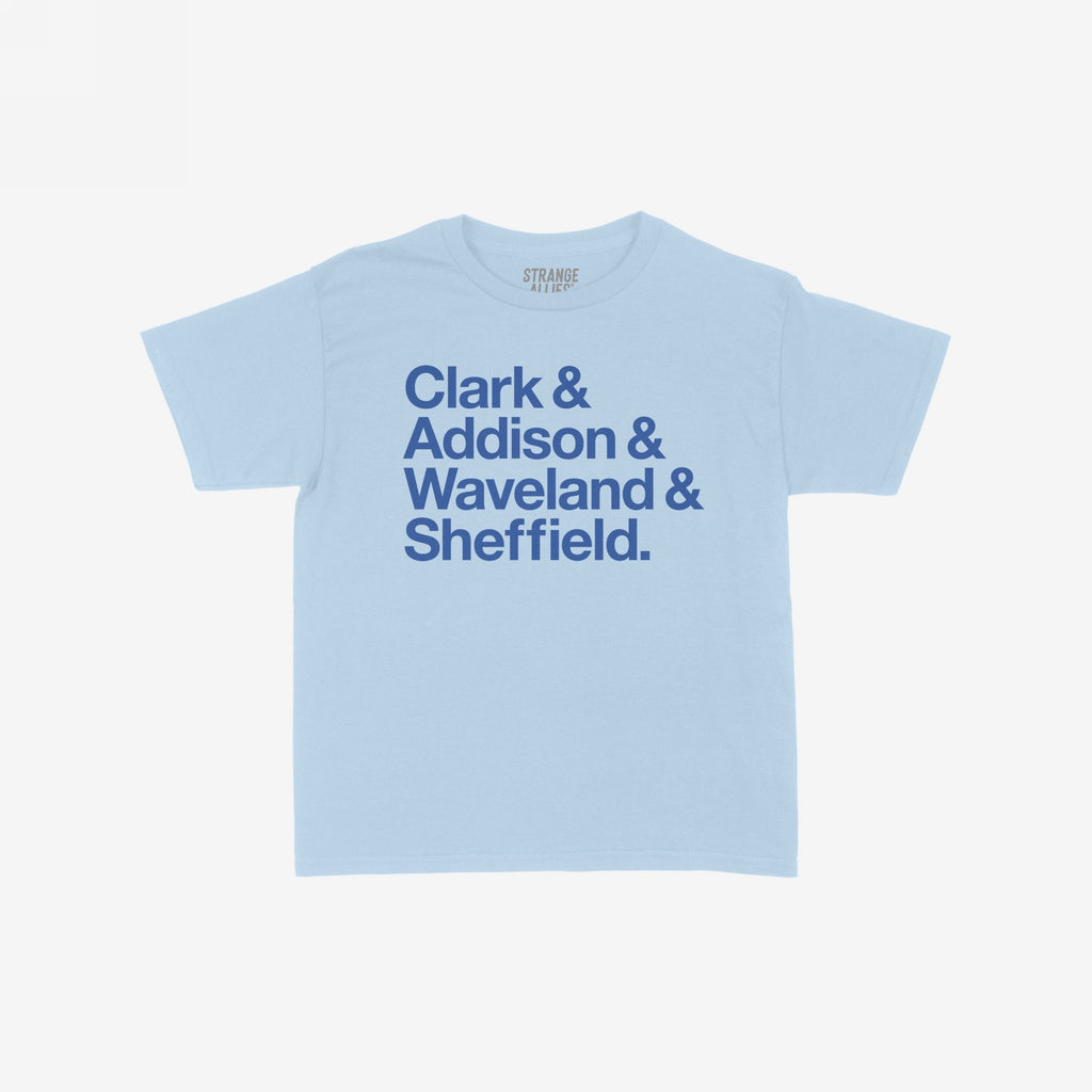 Clark Addison Waveland Sheffield Women's Baby Tee