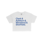 Clark Addison Waveland Sheffield Crop Top