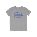Clark Addison Waveland Sheffield Kids T-shirt