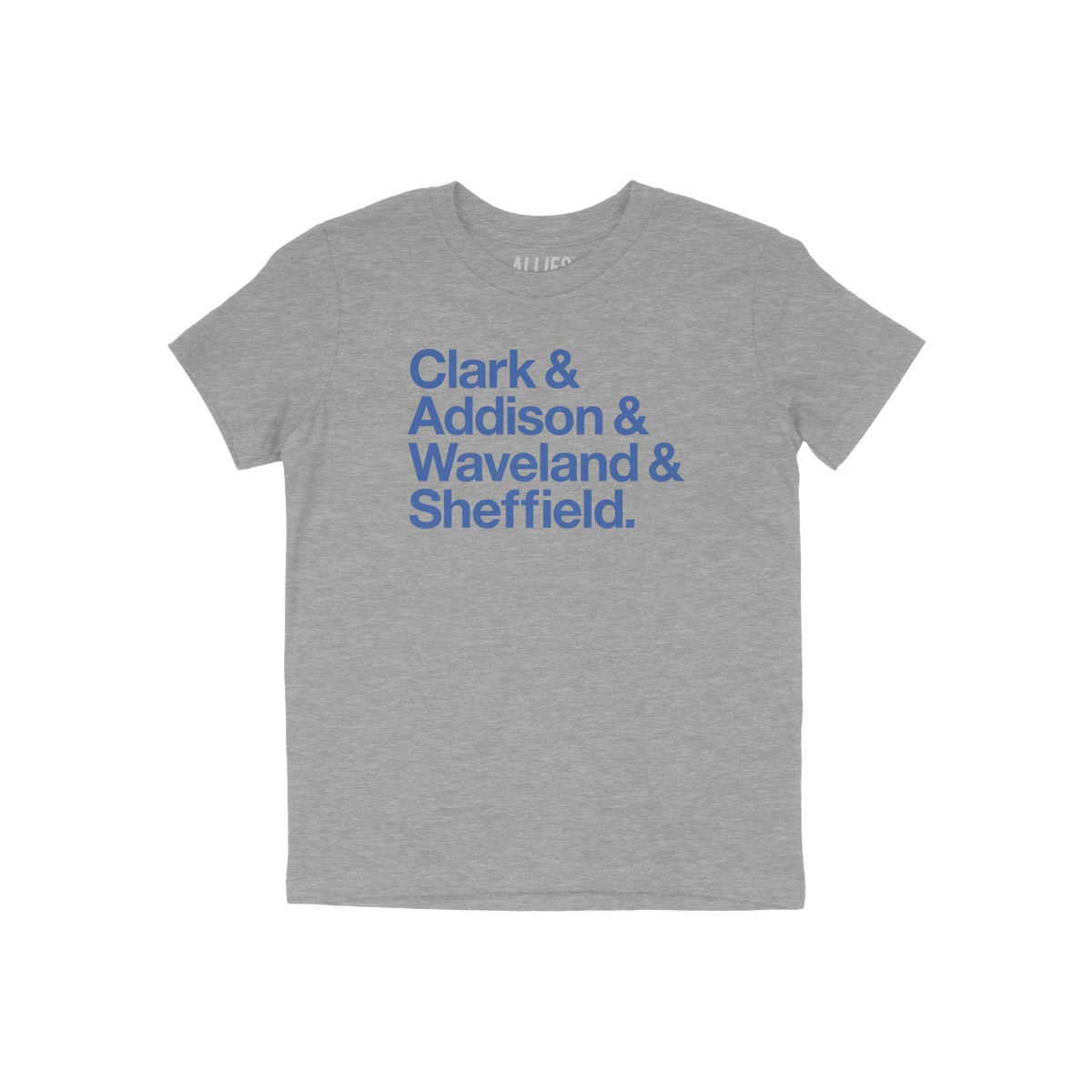 Clark Addison Waveland Sheffield Kids T-shirt