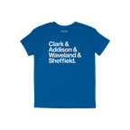 Clark Addison Waveland Sheffield Kids T-shirt