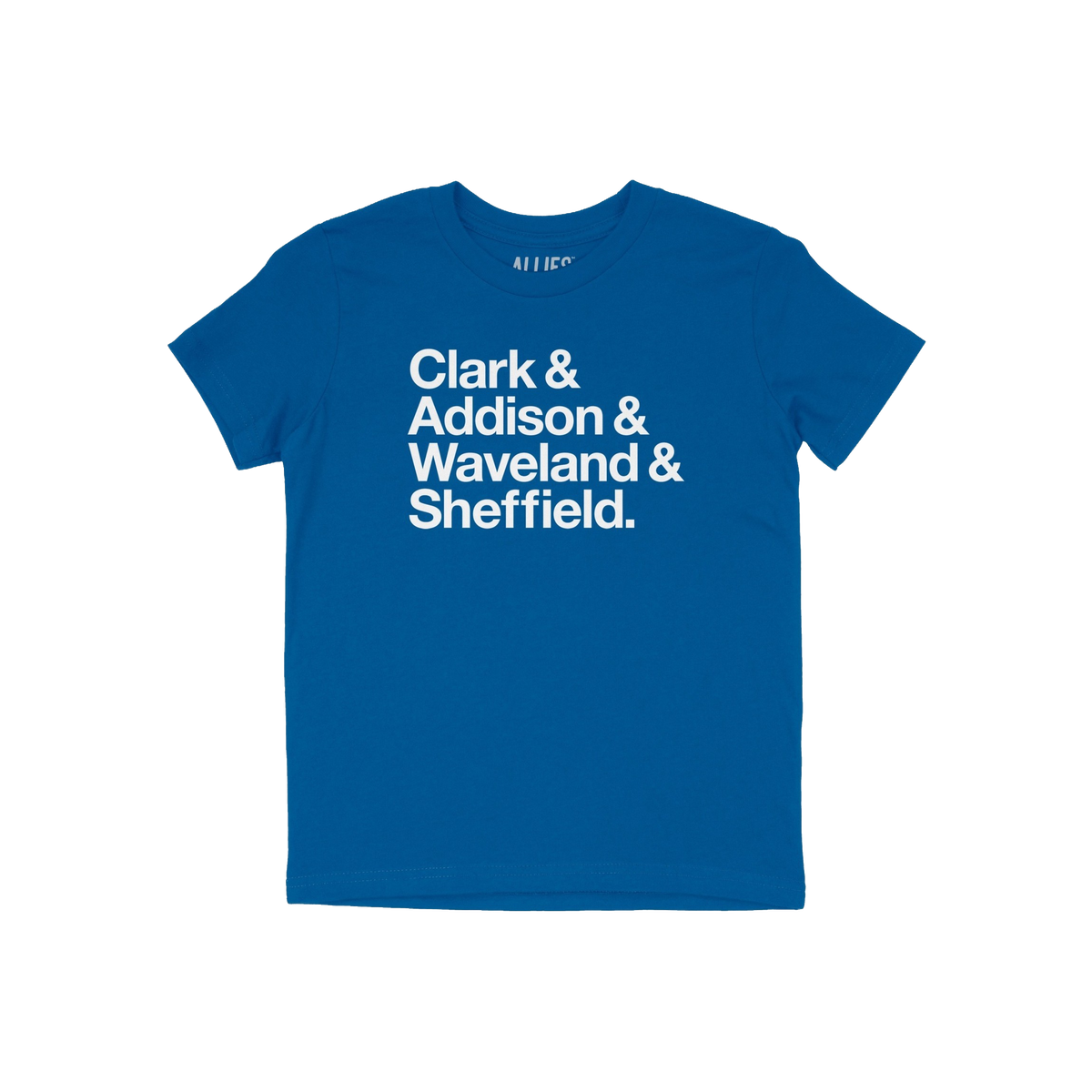 Clark Addison Waveland Sheffield Kids T-shirt