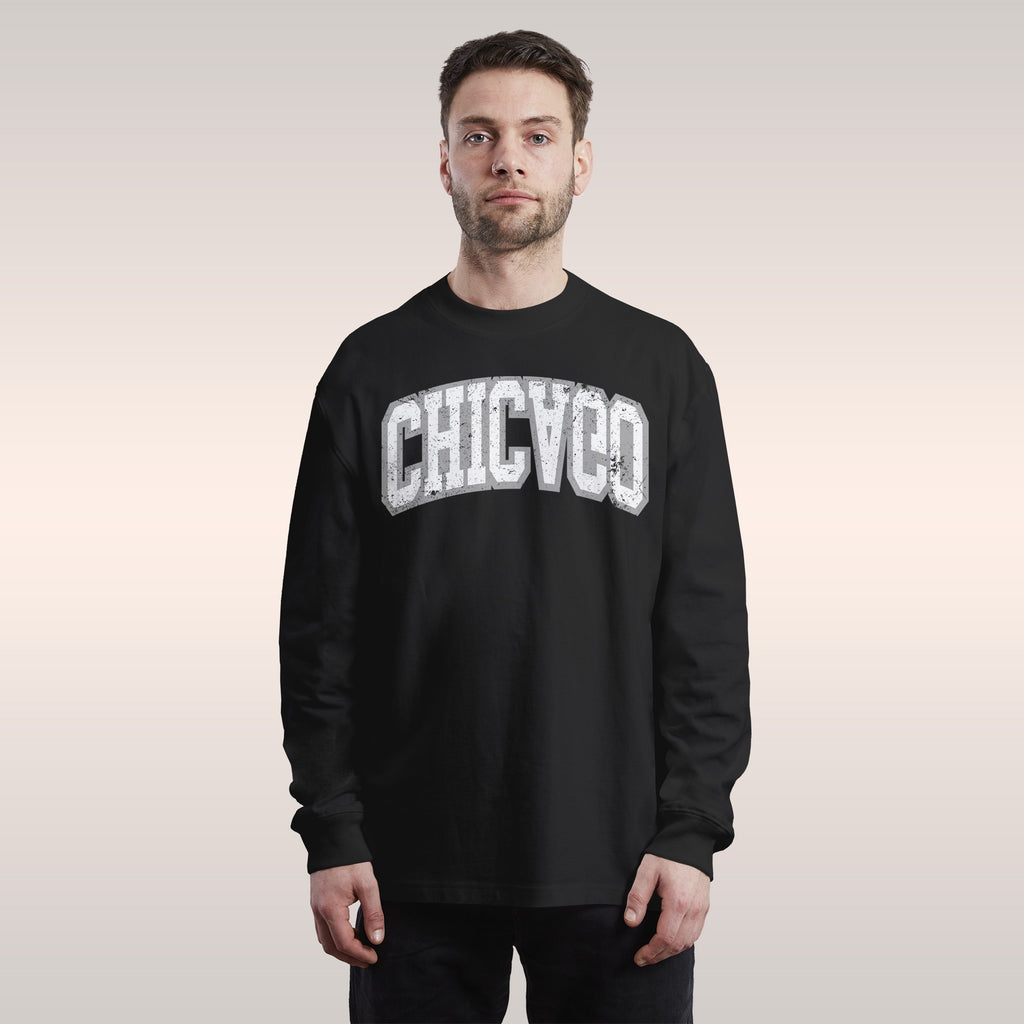Chicago Flipped Long Sleeve T-shirt