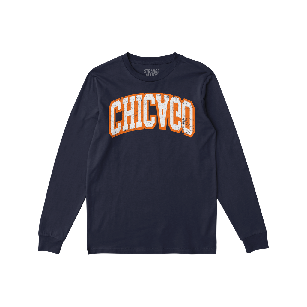 Chicago Flipped Long Sleeve T-shirt
