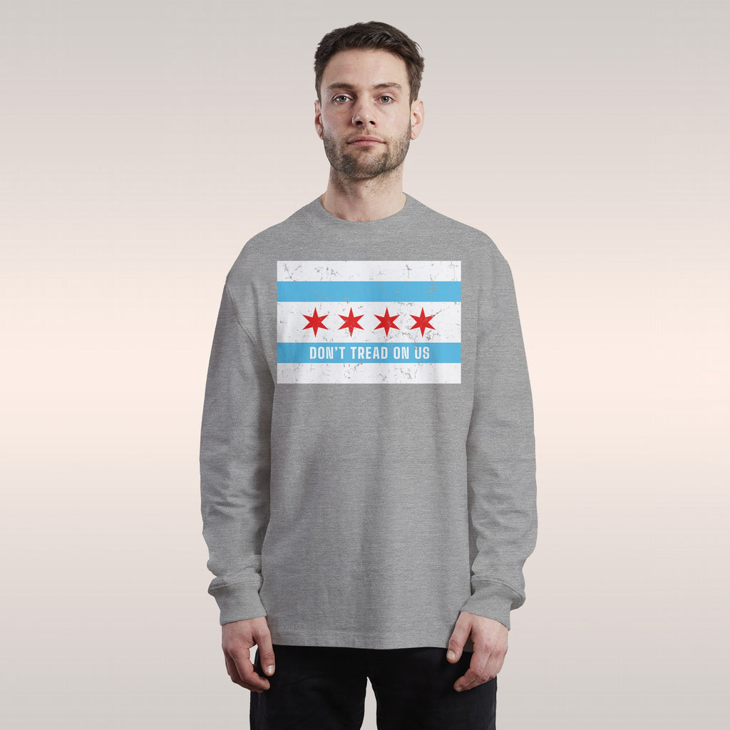 Chicago Gadsden Flag Long Sleeve T-shirt